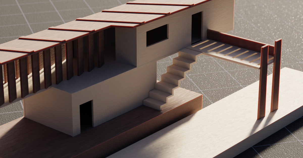 A homeowner and architect looking over finished renderings of a home addition together