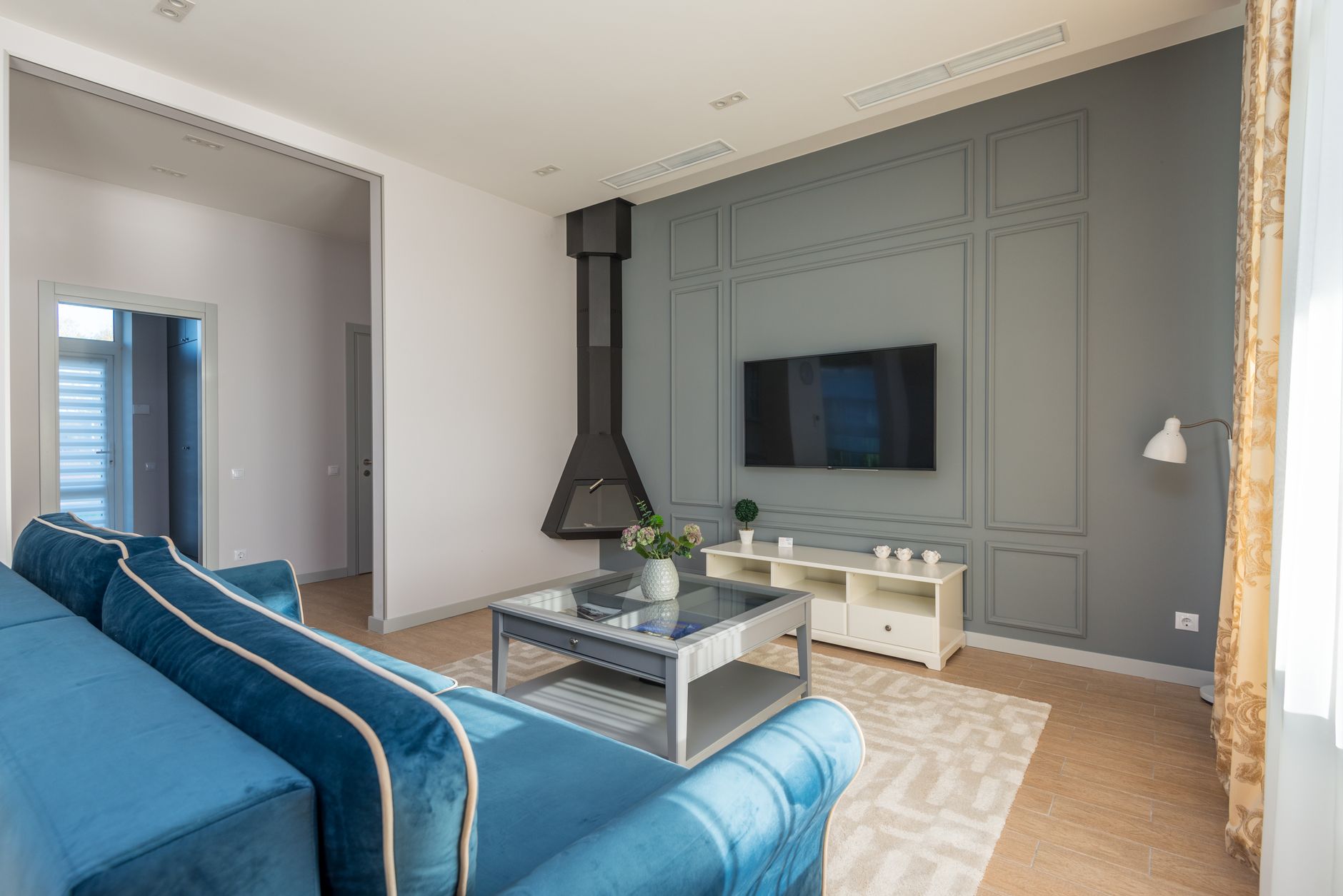 A stylish living room designed by an interior designer